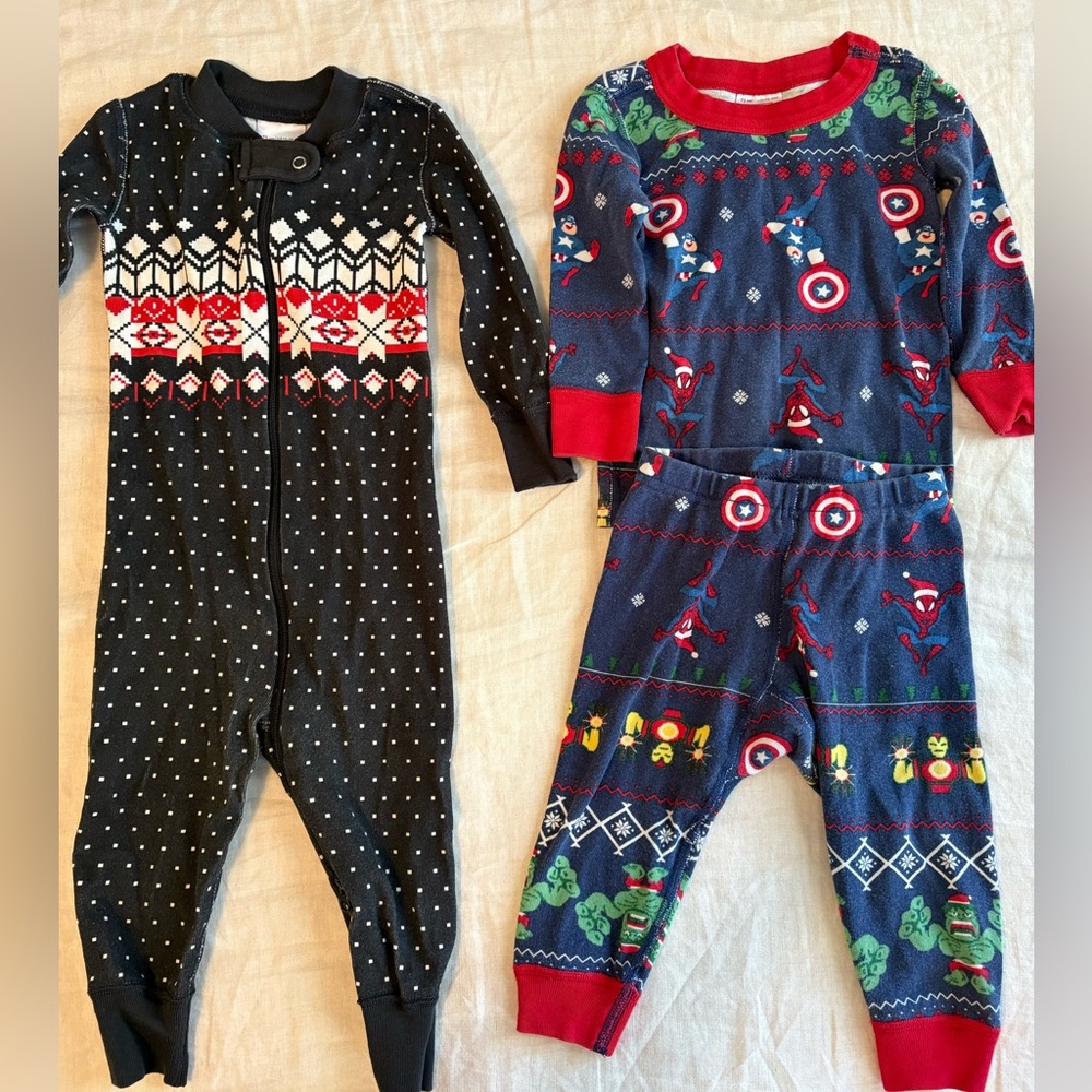 Hanna Andersson Holiday Pajamas Bundle - 12-18mo